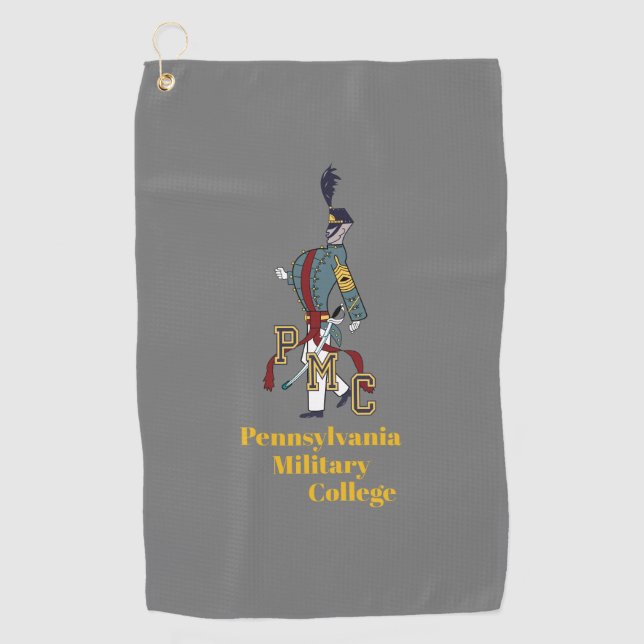 * GOLF-TOWEL mit PMC-Logo Golfhandtuch (Vorderseite)