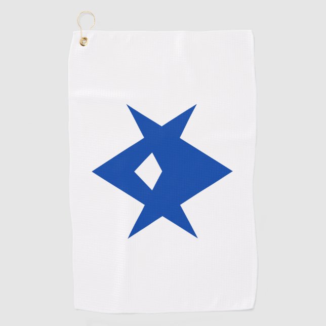 Golf Towel with flag of Toyota City, Japan Golfhandtuch (Vorderseite)