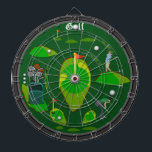 Golf trägt Dartboard zur Schau Dartscheibe<br><div class="desc">Ein fantastisches Golf inspirierte den Dartboard, der für das Golf oder den Sportfan der Familie perfekt ist. Kennzeichnet eine Reihe Golfziele und -gefahren. Groß für traditionelle Pfeilspiele, für die Herstellung von Neuen von Ihren Selbst oder als coole Golfkunstanzeige. Völlig kundengerecht Namen, Bilder und mehr addieren, um es Ihre Selbst zu...</div>