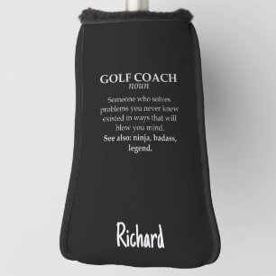 Golf-Trainer-Geschenke Lustiger Golfer-Lehrer Benu Golf Headcover
