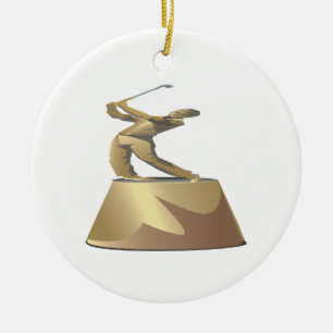 Golf-Trophäe Keramik Ornament