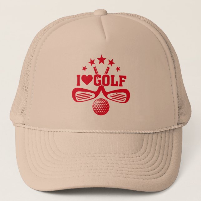 Golf Truckerkappe (Vorderseite)