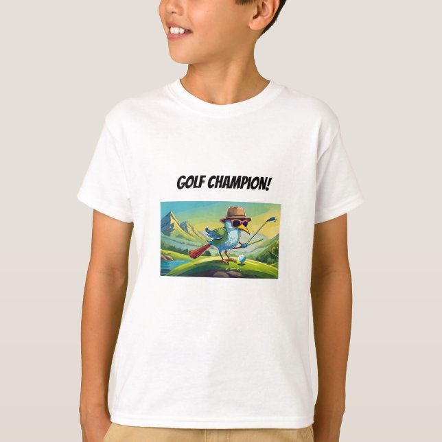 Golf t'shirt voor kids T-Shirt (Vorderseite)