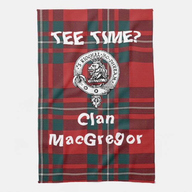 Golf-Tuch-Clan MacGregor Geschirrtuch (Vertikal)