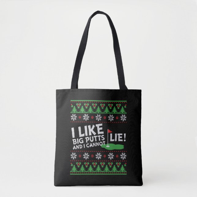 Golf Ugly Christmas Tasche (Vorderseite)