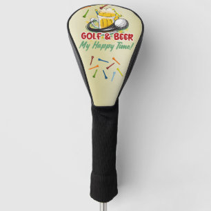 Golf und Bier Meine glückliche Zeit für Golfer Headcover