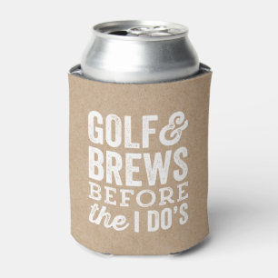 Golf und Bierbrauen bevor ich Kraftsackbachelor-Pa Dosenkühler