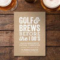 Golf und Bierbrauen bevor ich Kraftsackbachelor-Pa