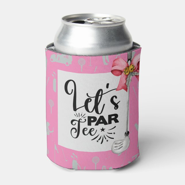 Golf und Biere Funny Sprichwort Zitate lassen Sie  Dosenkühler (Kanne Vorderseite)