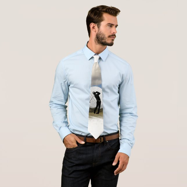 Golf und Golfer Krawatte (Beispiel)