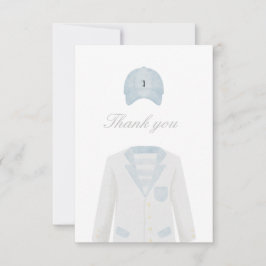 Golf Uniform Babydusche Dank Karte