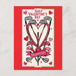 Golf Valentine's Day Card - T-Shirt Ihre Liebe hoc Feiertagspostkarte