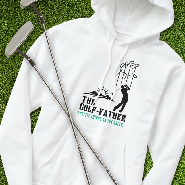 Golf-Vater - Befriedung der Dinge auf den Grünen Hoodie (Von Creator hochgeladen)