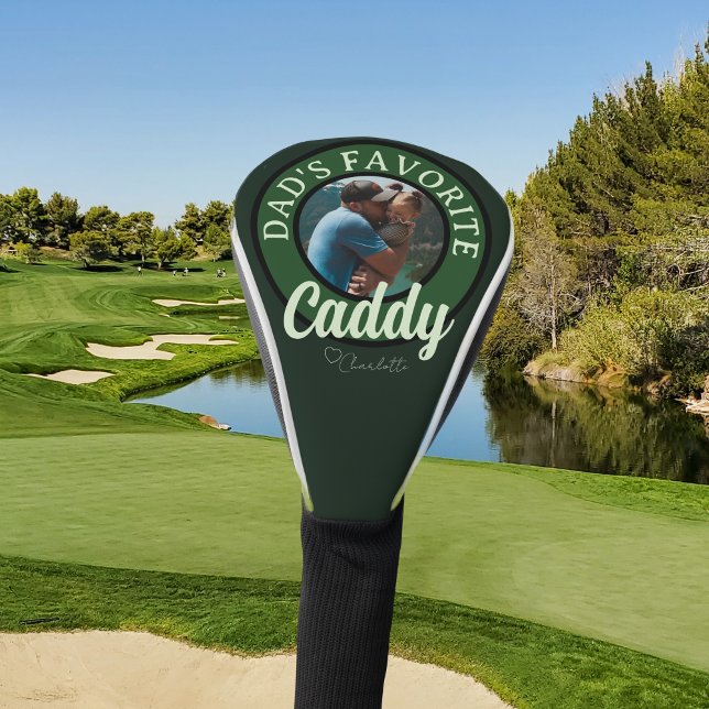 Golf Vater Favorite Caddy Individuelle Name Golf Headcover (Help remind dad who his favorite caddy is - on and off the course! )