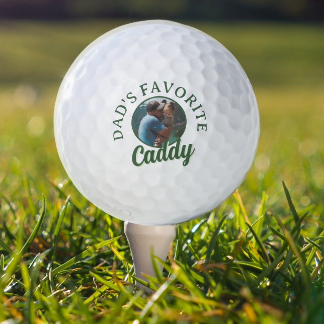 Golf Vater Favorite Caddy Individuelle Name Golfball (Help remind dad who his favorite caddy is - on and off the course! )