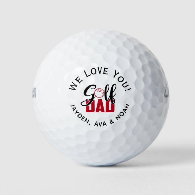 Golf Vater Golf Balls Golfball (Vorderseite)