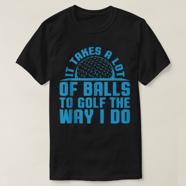 Golf Vater Golfgeschenke Herren Golf Funny Golfspi T-Shirt (Design vorne)