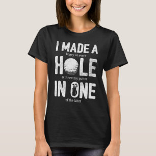 Golf Vater Herren in einem Golf Gag Golf Player T-Shirt