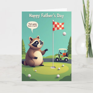 Golf Vater-Tag-Tier Karte