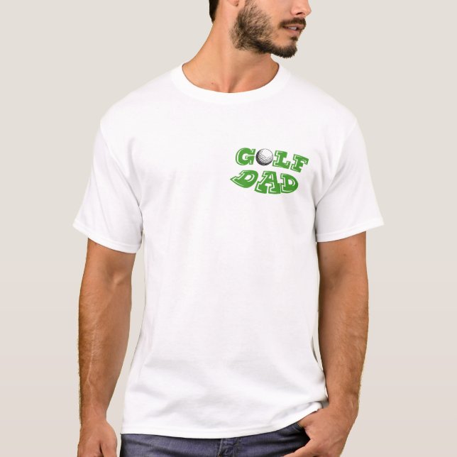 Golf Vater Vater's Day Funny T - Shirt Design Graf (Vorderseite)