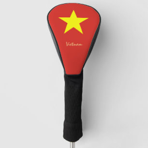 Golf Vietnam & Vietnamesisch Flagge / Golf Clubs C Headcover