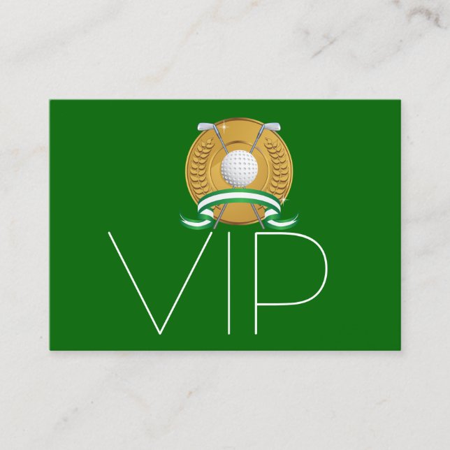 Golf VIP Card - SRF Visitenkarte (Vorderseite)