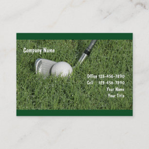 Golf Visitenkarte