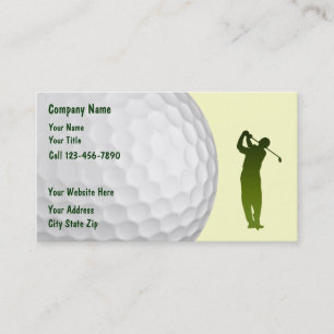 Golf Visitenkarten Visitenkarte