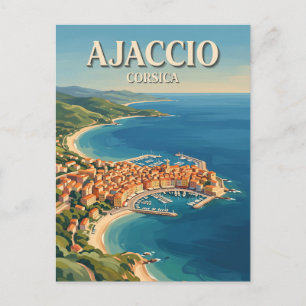 Golf von Ajaccio Frankreich Postkarte