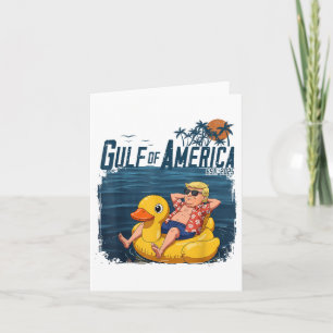 Golf von Amerika Est 2025 4. Juli Funny Trum Karte
