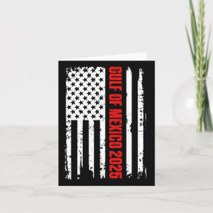 Golf von Amerika Est 2025 American Flag Gulf Mex Karte