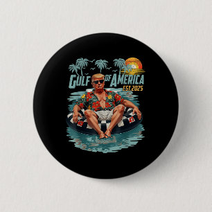 Golf von Amerika Est 2025 Amerikanische Flagge Gol Button