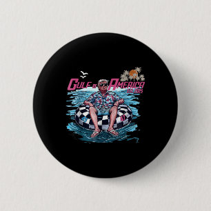 Golf von Amerika Est 2025 Amerikanische Flagge Gol Button