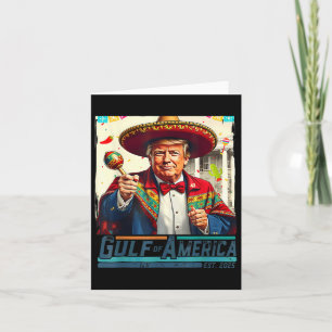 Golf von Amerika Est 2025 Cinco de Mayo Trump G Karte