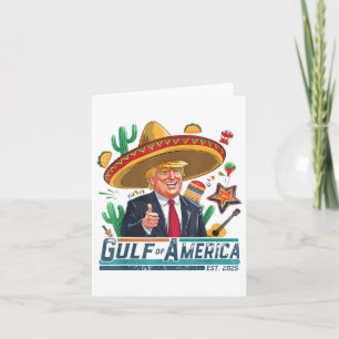 Golf von Amerika Est 2025 Cinco de Mayo Trump Karte