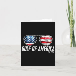 Golf von Amerika Est 2025 Retro Vintage Sungles Karte