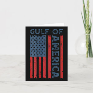 Golf von Amerika Funny America American Flag (auf Karte