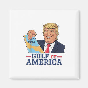 Golf von Amerika Funny Golf von Mexiko 4. Juli Magnet