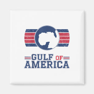 Golf von Amerika Funny Golf von Mexiko 4. Juli Magnet