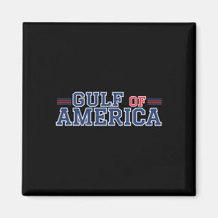 Golf von Amerika Funny Golf von Mexiko 4. Juli Magnet