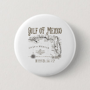 Golf von Amerika Funny Golf von Mexiko Flag Karte Button