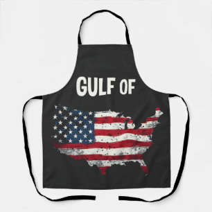 Golf von Amerika Funny Trump USA Map Flag Schürze