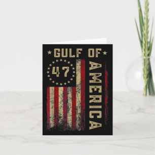 Golf von Amerika Funny US Flag Flag 2 Karte