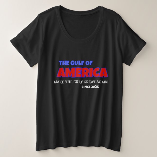 GOLF VON AMERIKA... GROßE GRÖßE T-Shirt (Design vorne)