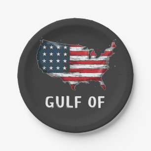 Golf Von Amerika Lustig Trump Ostküste Mexiko Pappteller