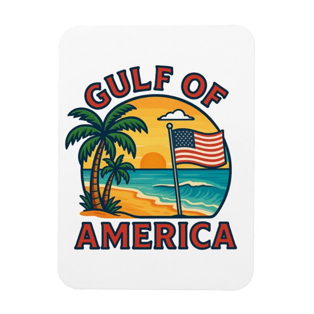 Golf von Amerika Magnet (Vertikal)