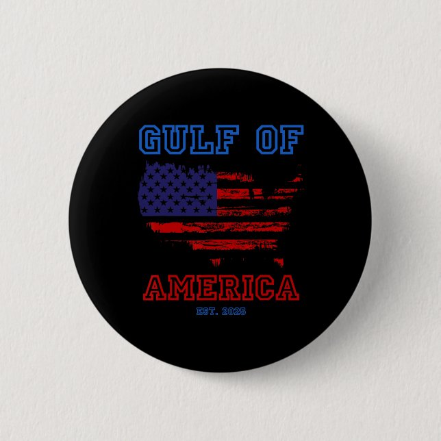 Golf von Amerika Mexiko Golf östlich 2025 US ameri Button (Vorderseite)