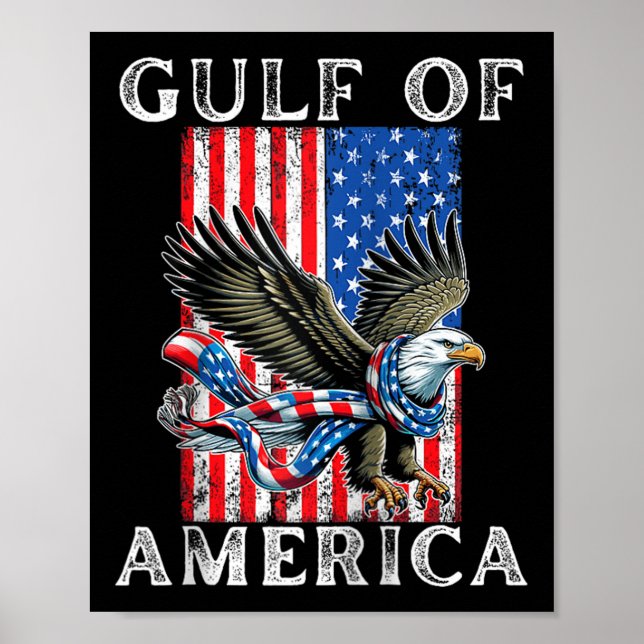 Golf von Amerika Mexiko Golf östlich 2025 US ameri Poster (Vorne)