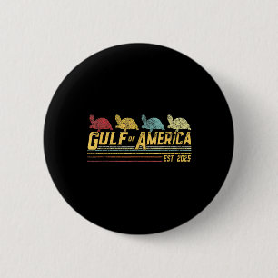 Golf von Amerika nach 2025 Schildkröte Button
