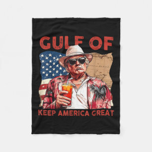 Golf von Amerika - Patriotische Amerikas Fahne des Fleecedecke